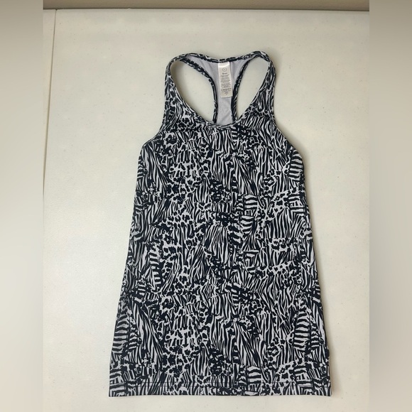 Ivivva Other - Ivivva By Lululemon Zebra Print Racerback Tank Size 7